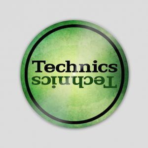 SLIPMAT TECHNICS NEGRO VERDE