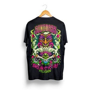 CAMISETA SONGBASS "BREAKS IS MY RELIGION"