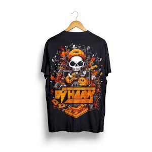 CAMISETA DJ HEAVY "SKULL"