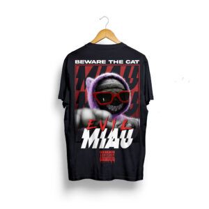 CAMISETA MIAU "EVIL MIAU"