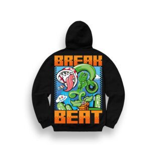 SUDADERA CON CAPUCHA BOWSER "BREAK BEAT"