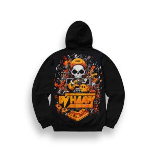 SUDADERA CON CAPUCHA DJ HEAVY "SKULL"
