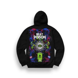 SUDADERA CON CAPUCHA BEAT POISON "PSYCHO EYE"
