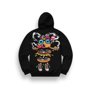 SUDADERA CON CAPUCHA OTO "BURGER VINYL"
