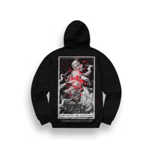 SUDADERA CON CAPUCHA SR LOBO "TAROT"