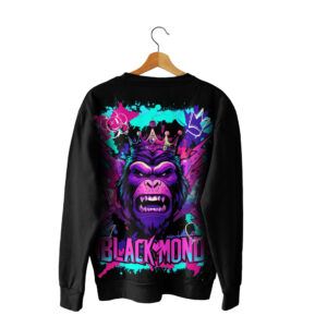 SUDADERA BLACK MOND «ANGRY MONKEY»