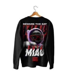 SUDADERA MIAU «EVIL MIAU»