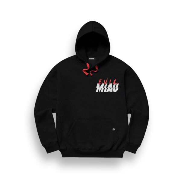 SUDADERA CON CAPUCHA MIAU "EVIL MIAU"