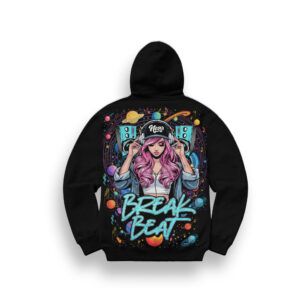 SUDADERA CON CAPUCHA NEVA "BREAK BEAT"