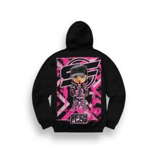 SUDADERA CON CAPUCHA SEEKFLOW "PINK FLOW"