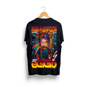 CAMISETA DJ EGGO "RETRO HALLOWEEN"