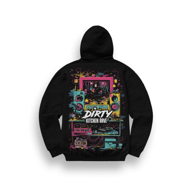 SUDADERA CON CAPUCHA DIRTY KITCHEN RAVE "ESSENCE"