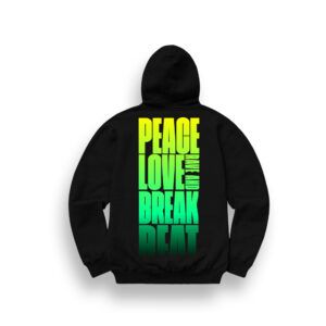 SUDADERA CON CAPUCHA NOTHING IS REALITY «PEACE & LOVE»
