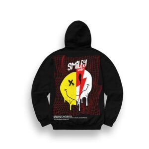 SUDADERA CON CAPUCHA NOTHING IS REALITY «SMILEY WORLD»