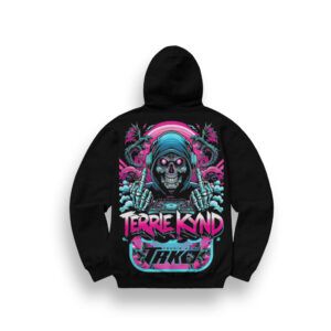 SUDADERA CON CAPUCHA TERRIE KYND «SKULL & DRAGONS»