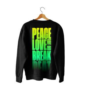 SUDADERA NOTHING IS REALITY «PEACE & LOVE»