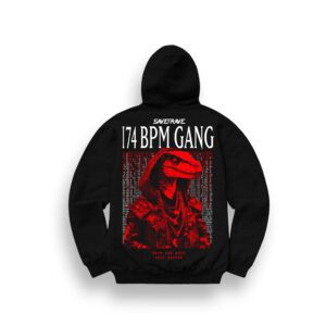 SUDADERA CON CAPUCHA SAVE THE RAVE «174 BPM»