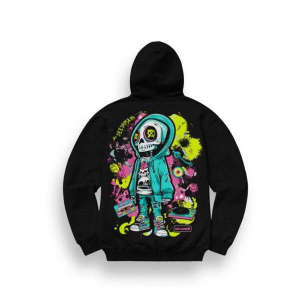 SUDADERA CON CAPUCHA DEEJAYSKIN «SKULLBOY»