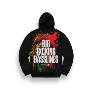 SUDADERA CON CAPUCHA FIRESTAR SOUNDSYSTEM «LION»