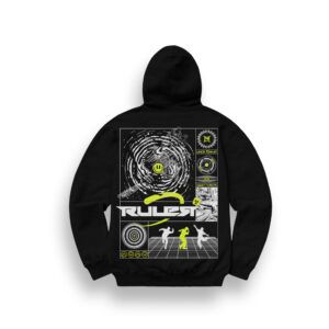 SUDADERA CON CAPUCHA RULER «ACID GRID»