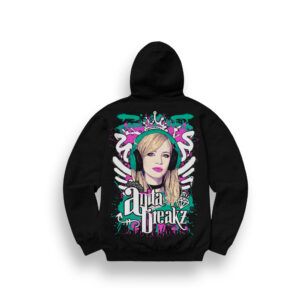 SUDADERA CON CAPUCHA ANITA BREAKZ «PINK VIBES»