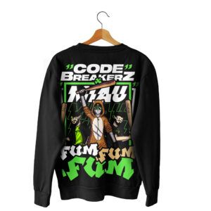 SUDADERA CODE BREAKERZ & MIAU «FUM»