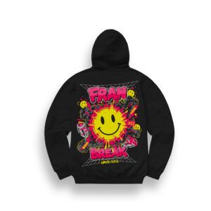 SUDADERA CON CAPUCHA FRAN BREAK «FEEL THE RAVE»