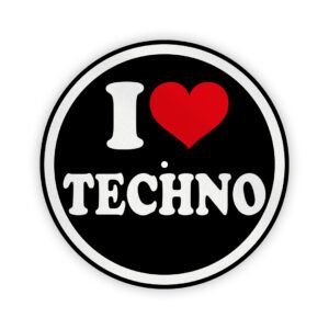 SLIPMAT I LOVE TECHNO