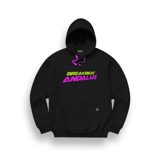 SUDADERA CON CAPUCHA BREAKBEAT ANDALUZ "RAVER KINGDOM"